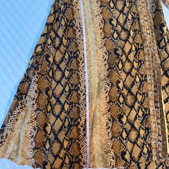 Joie Bethwyn C Snake-Print Crepe de Chine Wrap Dress NWT Sz S - Picture 10 of 16